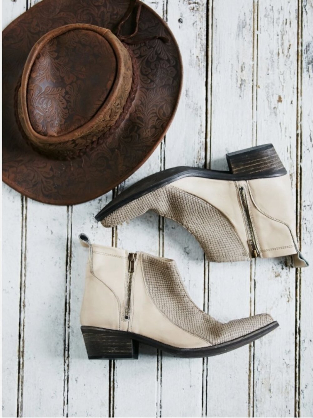 Free People Flying Ranch Ankle Boots New Women Size 6 MSRP: $228